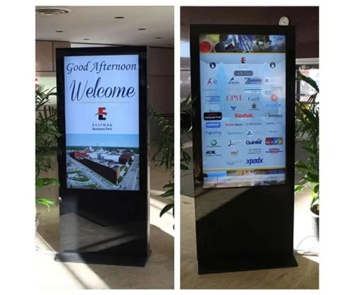 Kiosk free-standing signage display